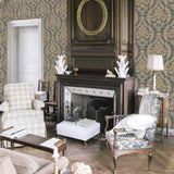 G67610 Silk Damask Wallpaper 
