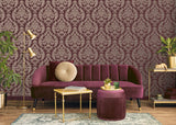 G67611 Silk Damask Wallpaper