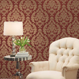 G67612 Silk Damask Wallpaper