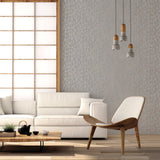 G67701 Metallic Crackle Texture Wallpaper