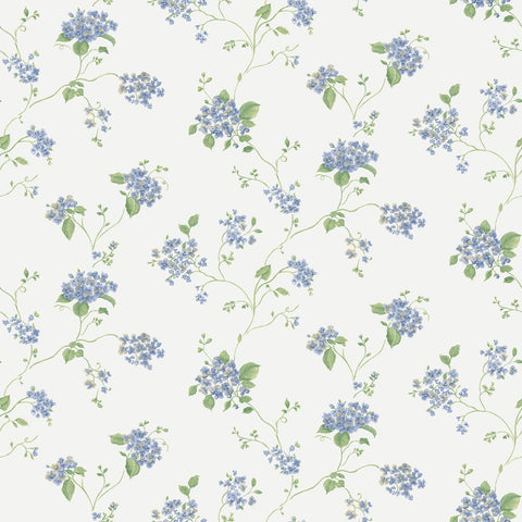G67864 Hydrangea Trail Wallpaper