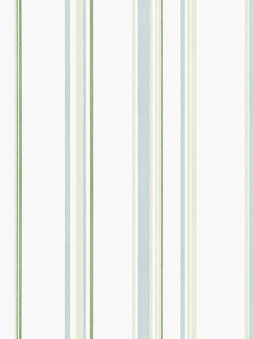 G68054 Casual Stripe Green Wallpaper