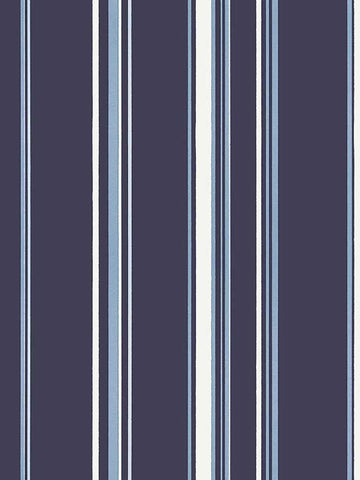 G68056 Casual Stripe Blue Wallpaper