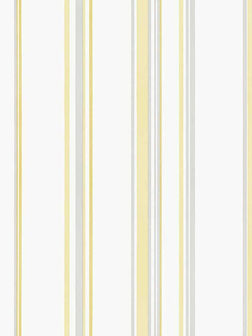 G68059 Casual Stripe Yellow Wallpaper