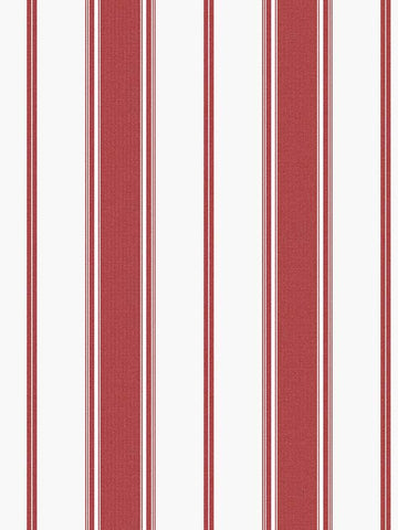 G68067 Heritage Stripe Red Wallpaper