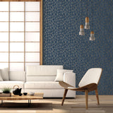 G68082 Metallic Crackle Texture Wallpaper