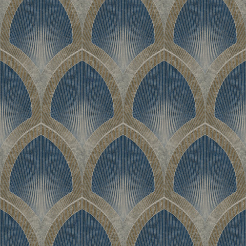 G68083 Nouveau Scallop Wallpaper