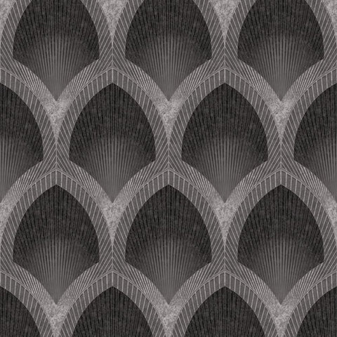 G68084 Nouveau Scallop Wallpaper 