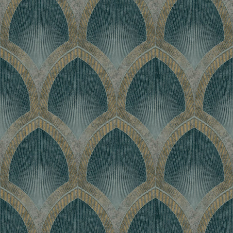G68085 Nouveau Scallop Wallpaper