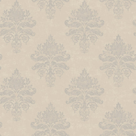G68668 Medallion Damask Wallpaper