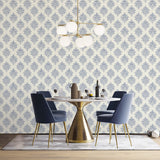 G68671 Medallion Damask Wallpaper