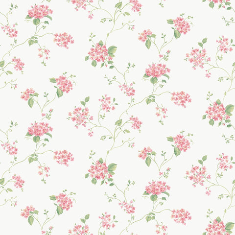 G68718 Hydrangea Trail Wallpaper