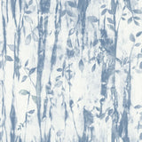 G78232 Batik Leaves Blue Wallpaper