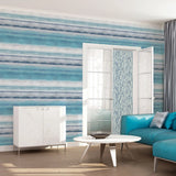 G78267 Skye Stripe Blue Wallpaper