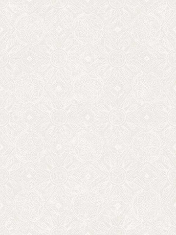 G78318 Moroccan Paisley Off White Wallpaper