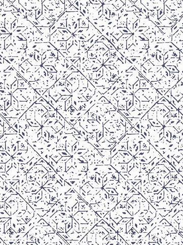 G78337 Tangier Tile Navy Wallpaper