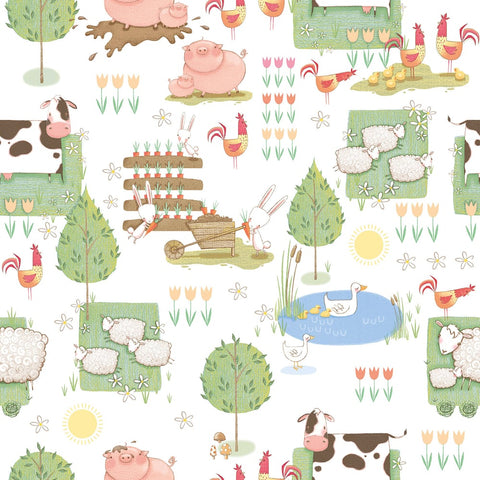 G78377 Farmland Tiny Tots 2 Wallpaper