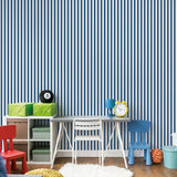 G78400 Regency Stripe Cobalt Blue Wallpaper