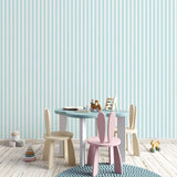 G78406 Regency Stripe Turquoise Wallpaper