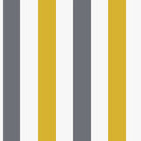 G78551 2 color Awning Stripe Yellow Wallpaper