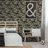 G78552 Camo Green Wallpaper