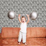 G78556 Comics Grey Wallpaper