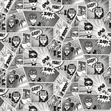 G78556 Comics Grey Wallpaper