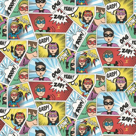 G78557 Comics Multi-colored Wallpaper