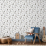 G78561 Doggies Beige Wallpaper