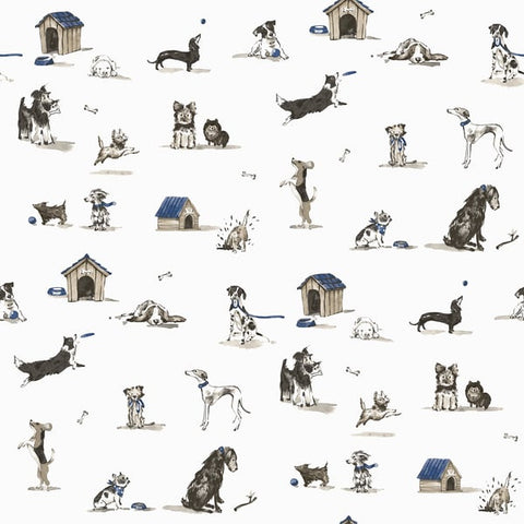 G78561 Doggies Beige Wallpaper