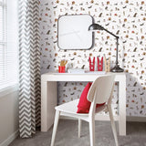 G78562 Doggies Beige Wallpaper
