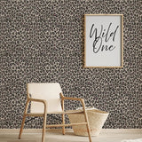 G78564 Fun Leopard Beige Wallpaper