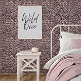 G78565 Fun Leopard Pink Wallpaper