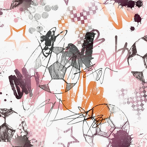 G78567 Graffiti Sports Pink Wallpaper