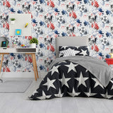 G78568 Graffiti Sports Blue Wallpaper