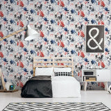 G78568 Graffiti Sports Blue Wallpaper