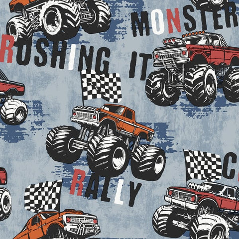 G78570 Monster Trucks Blue Wallpaper 