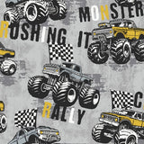 G78571 Monster Trucks Grey Wallpaper 