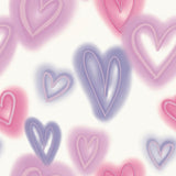 G78574 Neon Hearts Purple Wallpaper