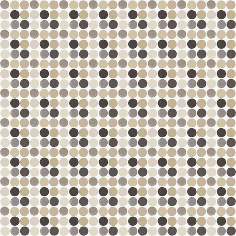 G78577 Penny Dots Beige Wallpaper