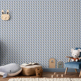 G78578 Penny Dots Blue Wallpaper 