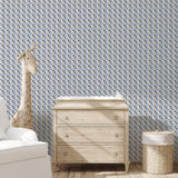 G78578 Penny Dots Blue Wallpaper 
