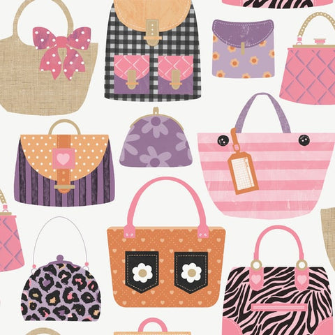 G78581 Purses Pink Wallpaper