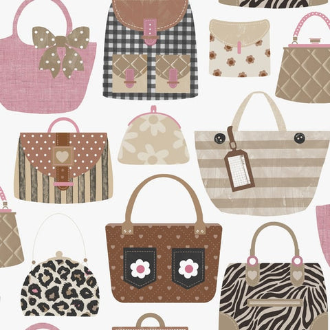 G78582 Purses Beige Wallpaper