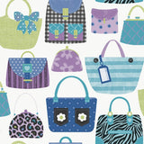 G78583 Purses Blue Wallpaper
