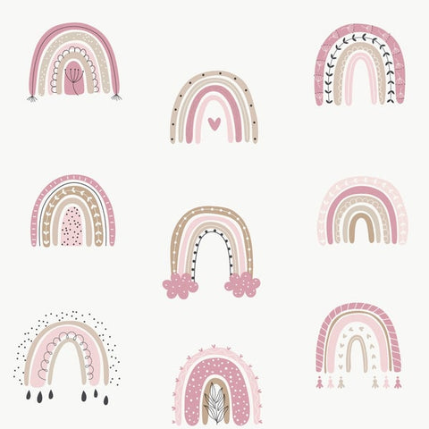 G78584 Rainbo-Ho Pink Wallpaper