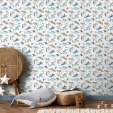 G78592 Sharks Blue Wallpaper 