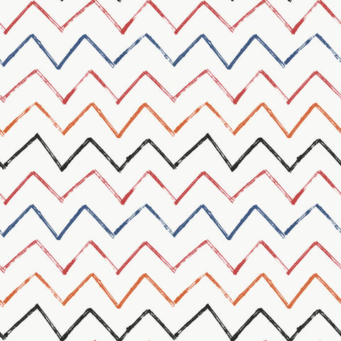 G78604 Zig Zag Red Wallpaper