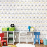 G78605 Zig Zag Yellow Wallpaper