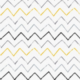 G78605 Zig Zag Yellow Wallpaper